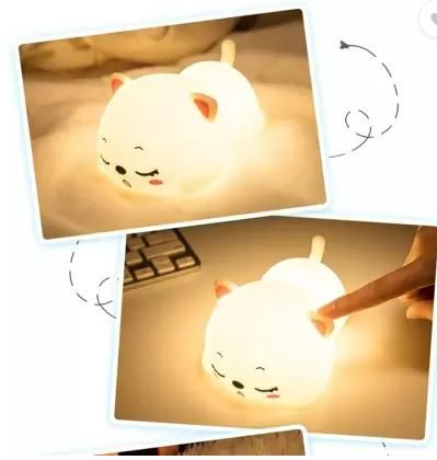 Silicone Snoring Cat Night Light / Night Lamp