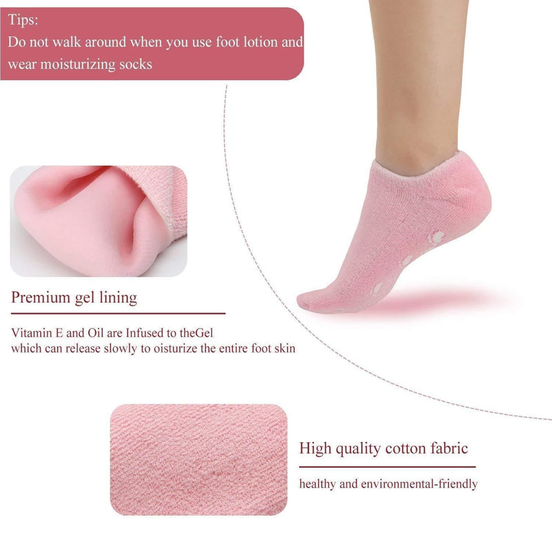 HydraGrip™ Moisturizing Reusable Foot Socks + Anti-Slip Yoga Socks