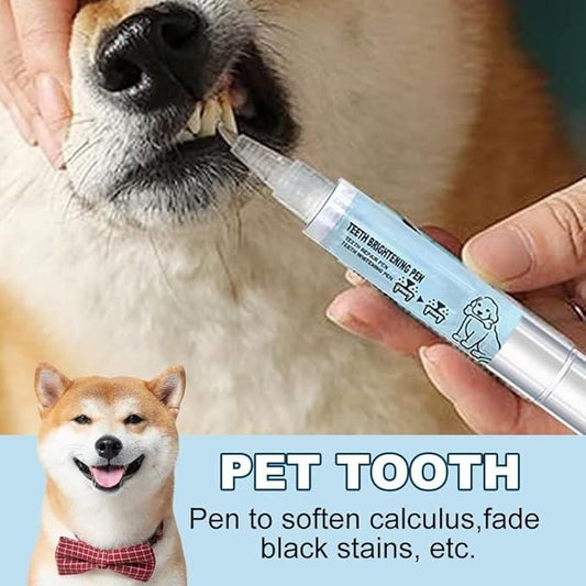 Dog Pen Toothbrush – Easy Oral Care Toothbrush for Dogs | Fresh Breath & Plaque Removal