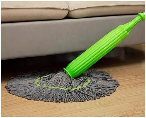 Self-Twisting Water Rotating Mop – 360° Spin Cleaning with Microfiber Head