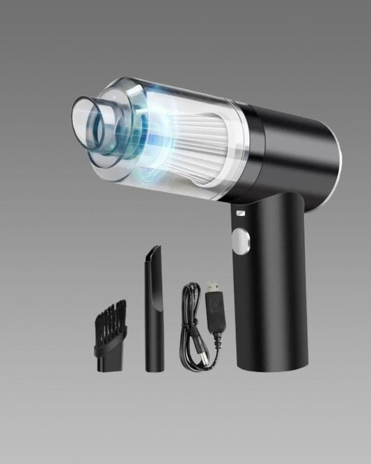 Portable Handheld Air Duster & Wireless Vacuum Cleaner – Cordless Pet Hair Cleaner for Home, Sofa & Car