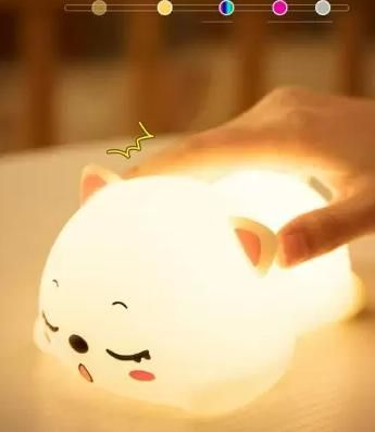 Silicone Snoring Cat Night Light / Night Lamp
