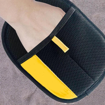 Pet Hair Removal Gloves (Pack of 2) – Double-Sided Grooming Gloves