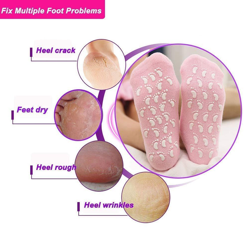HydraGrip™ Moisturizing Reusable Foot Socks + Anti-Slip Yoga Socks