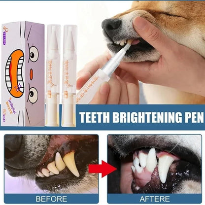 Dog Pen Toothbrush – Easy Oral Care Toothbrush for Dogs | Fresh Breath & Plaque Removal